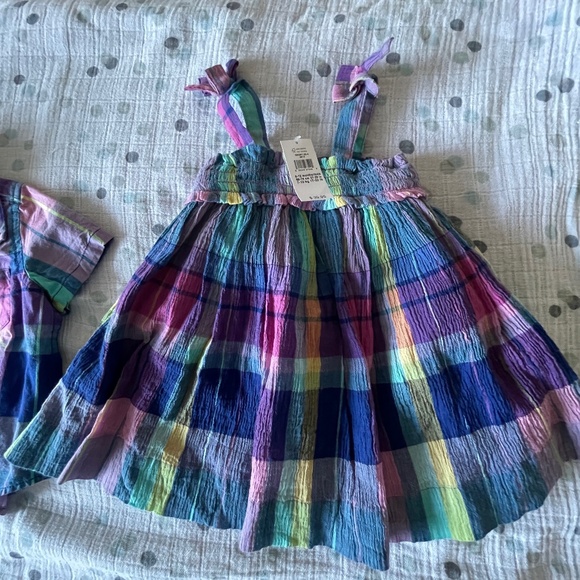 Beautiful multi coloured cotton dress for baby - Picture 1 of 2